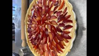 Start to finish Plum Tart