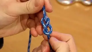 Feuerwehr Knoten der Achterknoten