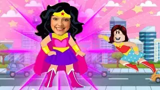 VIREI UMA SUPER HEROÍNA NO ROBLOX (Mad City) | Luluca Games