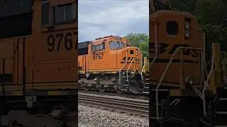 Rare SD70MACe trails on S-LHGNSA in Olathe, KS #train