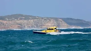 Just another day at Port Phillip heads for Auriga pilot launch Griffiths Point Lonsdale, Vic, Aust.