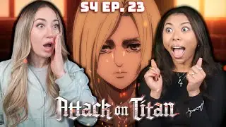ANNIE is BACK!!  - ATTACK ON TITAN S4 EP 23 REACTION | 進撃の巨人