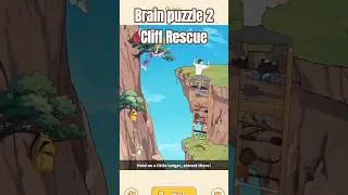 Brain puzzle 2 logic twist _ Cliff Rescue 😶&zwj;🌫️ #trendingshorts #youtubeshorts #shortvideo #shorts