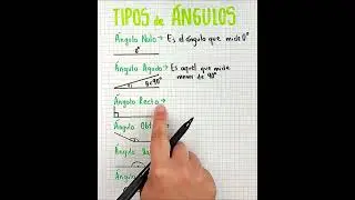 Tipos de &Aacute;ngulos Explicados F&aacute;cil | Aprende Geometr&iacute;a B&aacute;sica Paso a Paso