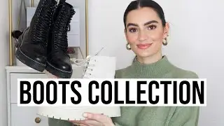 My Winter Boot Collection: Chunky Boots, Biker Boots and Flat Boots | Peexo