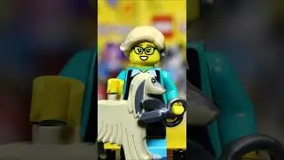 Lego Collectible Minifigure 2024: Dog Groomer #lego #minifigures #stopmotion #series25 #cmf