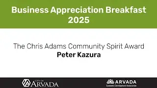 AEDA Business Appreciation 2025: Peter Kazura