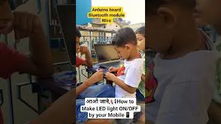 HC 05📢How to Make LED light ON/OFF by your Mobile📱 Mobile से ही light ON/OFF होगी#knowledge#tech