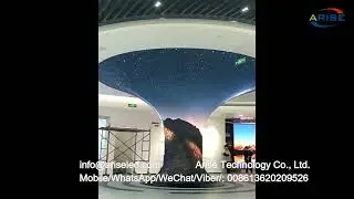 Cylindrical Led Screen Advertising Soft Flexible Cylindrical LED Displays  Soft Vertical Flexible Le