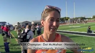 Interview: Dot McMahan of Hansons-Brooks at the 2025 Health Hive Golden Grizzlies Festival of Races