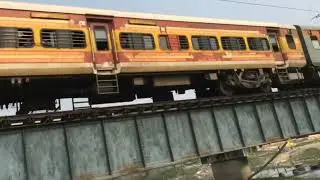 15531 Janasadharan Express (Saharsa - Amritsar) Moving Towards Bhatni