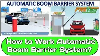 Installation & Connections of Automatic Boom Barrier System l How to Work Boom Barrier System?