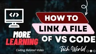 HOW TO LINK A CSS FILE ON VS CODE.#tech  #technology   #VS CODE