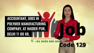 Accountant, Jobs In Polymer Manufacturing  Company, At Haider Pur, Delhi