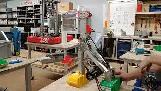FRC4481 - 2025 Development Robot - Climbing System Release - Test 1