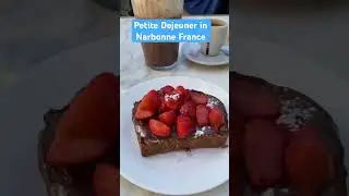 Authentic French Breakfast #narbonne #frenchcafe #france #lesgrandsbuffets