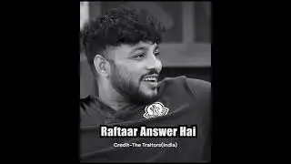 #Raftaar#TheTraitorsIndia#Raftaar Eliminated#QuitRapping#ViralClips#IndianReality Shows#RaftaarFans