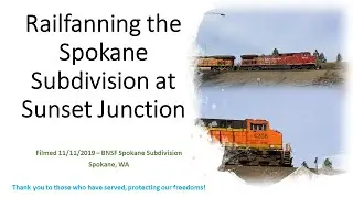 Railfanning the Spokane Subdivision at Sunset Junction