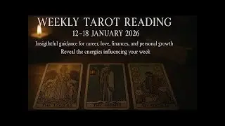 Weekly Tarot Reading | 12-18 January 2026 | Spiritual Guidance & Insights #card  #cardreading #feed