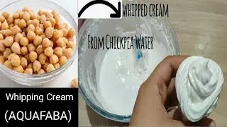2 Ingredients Homemade Whipped Cream Recipe Aquafaba Vegan Chickpea Recipe पानी मेसे क्रीम रेसिपी