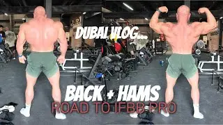 DUBAI VLOG.2 -  ROAD TO IFBB PRO - BACK AND HAMS