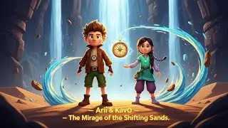 Ari & Kavo The mirage of the shifting Sands magical cartoon story! Dreamstar magic 2M 