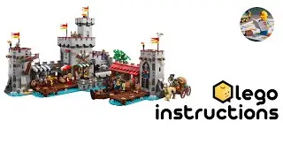 LEGO Instruction - Bricklink 910047 - Medieval Seaside Market #legoinstructions #bricklink #lego