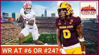 Which WR prospects are worthy of R1 picks for the Cleveland Browns?