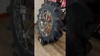 BKT Tires Mounted On MSA M34 Flash Chrome Wheels : Wild Boar ATV Parts #atv #utv #bkt #wheel