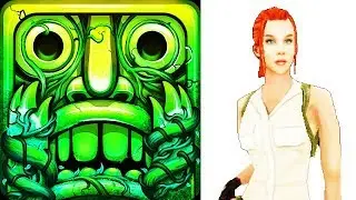 TEMPLE RUN 2 SCARLETT FOX FULL SCREEN GAMEPLAY