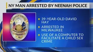 Neenah Police arrest New York City education official accused of facilitating a child sex crime