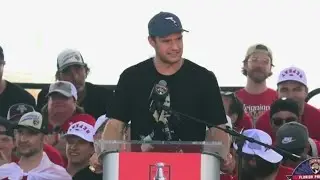 Panthers' Aleksander Barkov speaks at Stanley Cup victory rally