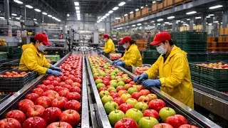 How Apples Are Made Today: From Orchard to Market 🍎 | Inside the Modern Apple Industry
