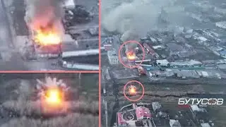 Drone&nbsp;footage shows battle raging in Ukraine's Bakhmut