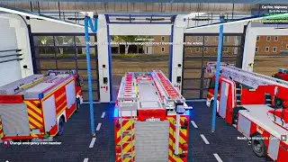 Emergency call 112 - Road Traffic Clear - Fire Truck