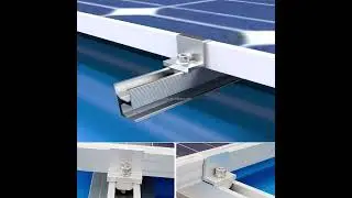 solar panel end clamp 🥳🥳🥳#aluminum clamp for solar system