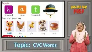 Learning CVC Words | English 5+ | Early Reading Practice for Students