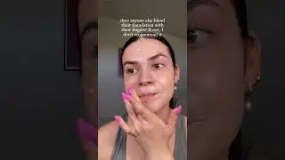 Blending Foundation with Fingers