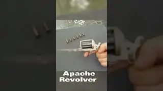 Multi-purpose Pinfire Revolver - Apache Revolver 🦾☠️ || #firearms #shorts