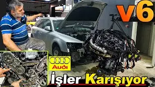 AUDİ A6 2.7 TDİ V6 Motor Bir Türlü Toplanamıyor (Karmaşık Hale Büründü)