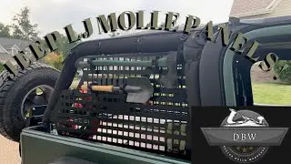 Jeep Wrangler Upgrade: Custom Steel Molle Panels for Ultimate Gear Organization!