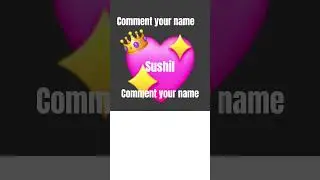 comment your name next your turn only
