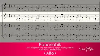 Pananabik | Hangad | Easy Version | Advent • Alto