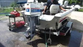 Yarcraft 16' with Evinrude 65 Back Troller