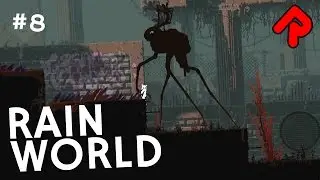Farm Arrays Region & Giant Duck Walker! | Let's play Rain World gameplay ep 8