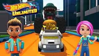 HOT WHEELS UNLIMITED 2 - Let&rsquo;s Race Buns Of Steel Fast Foodie In Mega Wrex