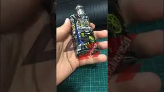 Silver serpent smm rta | smok alien al220 w black monter wrap skin