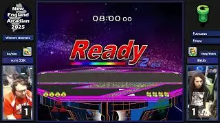 NE Melee Arcadian 2025 - MATE | 22K (Шейк) против Бруба (Фокс) - SSBM WQF