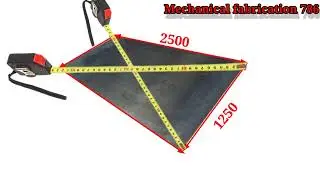 How to diagonal steel plate || Plate Ko Right Angle Kaisy Kare