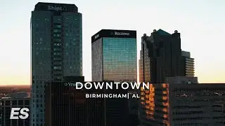 Downtown Birmingham Aerial view